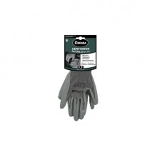 Cegasa Centurion Guantes de Trabajo Talla 7 - Fabricados en Nylon con Recubimiento de Nitrilo en Palma y Dedos - Color Gris