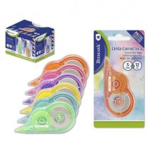 Bismark Cinta Correctora 5mm x 12m - Colores Pastel Surtidos Bismark Cinta Correctora 5mm x 12m - Colores Pastel Surtidos