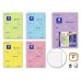Golden Pack de 5 Cuaderno Asignatura Tapa Flexible - 80 Hojas - Papel de 90gr - Cuadricula 4x4
