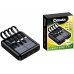 Cegasa Powerbank Solar 4 en 1 5.000mAh - Salidas USB-C, Lighting, USB-A, Micro USB - Con Linterna - Color Negro
