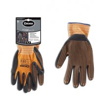 Cegasa Guantes de Trabajo Talla 7 - Fabricados en Nylon con Recubimiento de Foam con Dots de Nitrilo en Palma - Color Negro/Naranja Cegasa Guantes de Trabajo Talla 7 - Fabricados en Nylon con Recubimiento de Foam con Dots de Nitrilo en Palma - Color Negro/Naranja