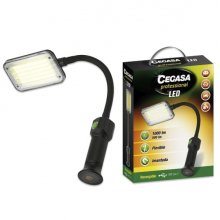 Cegasa Profesional Linterna Flexible LED hasta 1000lm - Autonomia hasta 4h - Bateria Recargable 2000mAh USB-C - Color Negro Cegasa Profesional Linterna Flexible LED hasta 1000lm - Autonomia hasta 4h - Bateria Recargable 2000mAh USB-C - Color Negro