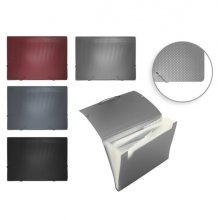 Manager Pack de 8 Carpetas Fuelle TamaÃ±o A4 - 12 Bolsillos - Fabricadas en Polipropileno - Cierre con Gomas - Colores Surtidos