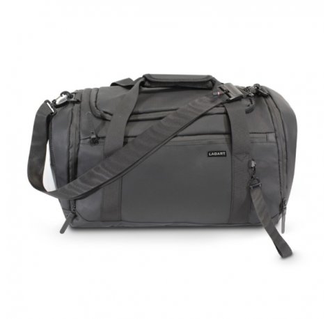 Lagart Bolsa de Viaje Deportiva 45L - Varios Compartimentos - Asas de Mano - Bandolera Ajustable - Medidas 47x27x24cm - Color Negro