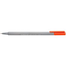 Staedtler Triplus Fineliner 334 Rotulador de Punta Fina - Trazo de 0.3mm - Tinta Base de Agua - Color Rojo Neon (10 uds)