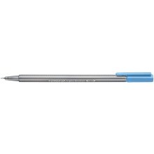 Staedtler Triplus Fineliner 334 Rotulador de Punta Fina - Trazo de 0.3mm - Tinta Base de Agua - Color Azul Cielo (10 uds)