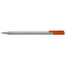 Staedtler Triplus Fineliner 334 Rotulador de Punta Fina - Trazo de 0.3mm - Tinta Base de Agua - Color Naranja Kalahari (10 uds)