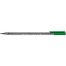 Staedtler Triplus Fineliner 334 Rotulador de Punta Fina - Trazo de 0.3mm - Tinta Base de Agua - Color Verde Savia (10 uds)
