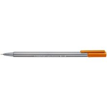 Staedtler Triplus Fineliner 334 Rotulador de Punta Fina - Trazo de 0.3mm - Tinta Base de Agua - Color Marron (10 uds)