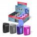 Erichkrause Sacapuntas de Plastico 3-Touch con Deposito y Tapa - Contenedor Grande para Virutas - Bordes de Goma Antideslizantes - Color Surtido (12 uds)
