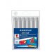 Staedtler Noris Jumbo 340 Pack de 6 Rotuladores Jumbo - Punta de Fibra - Trazo 3mm - Tapa Ventilada - Color Gris
