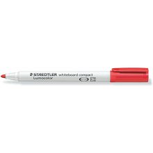 Staedtler Lumocolor 341 Marcador para Pizarra Blanca - Punta Biselada 1 - 2mm Aprox - Secado Rapido - Color Rojo (10 uds)
