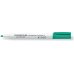 Staedtler Lumocolor 341 Marcador para Pizarra Blanca - Punta Biselada 1 - 2mm Aprox - Secado Rapido - Color Verde (10 uds)
