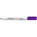 Staedtler Lumocolor 341 Marcador para Pizarra Blanca - Punta Biselada 1 - 2mm Aprox - Secado Rapido - Color Violeta (10 uds)
