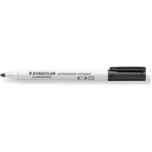 Staedtler Lumocolor 341 Marcador para Pizarra Blanca - Punta Biselada 1 - 2mm Aprox - Secado Rapido - Color Negro (10 uds)