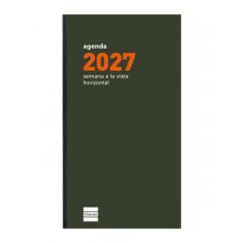 Finocam P499 Recambio para Agenda Plana - Anual 2027 - Semana Vista Horizontal - Formato PL4 - 80x150mm - Papel de 60g/m2 - Color Crema Finocam P499 Recambio para Agenda Plana - Anual 2027 - Semana Vista Horizontal - Formato PL4 - 80x150mm - Papel de 60g/m2 - Color Crema