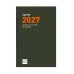 Finocam P394 Recambio para Agenda Plana - Anual 2027 - Semana Vista Horizontal - Formato PL3 - 82x127mm - Papel de 60g/m2 - Color Crema