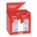Safta Expositor con 12 Packs de Cinta Correctora y Pegamento - Doble Funcion - Colores Surtidos