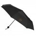 Safta Blackfit8 Old School Paraguas Manual de 98cm - 8 Paneles - Asa y Punta de PVC - Poliester - Nervios de Acero de 8mm - Cordon - Color Negro