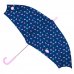 Safta Blackfit8 Mariposas Paraguas Automatico de 60cm - 8 Paneles - Asa Engomada - Punta de PVC - Poliester - Nervios de Acero de 10mm - Color Azul Marino