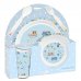 Safta Gruas Set de Menaje Infantil - PVC sin BPA - 260x90x260mm - Color Azul Claro