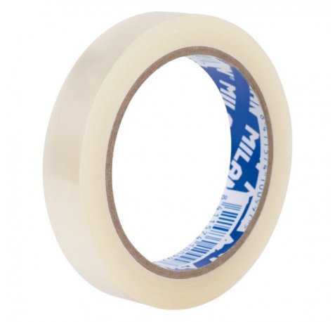 Milan Cinta Adhesiva Transparente - Medidas 19mm x 66m - Color Transparente Brillante (8 uds)