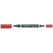 Staedtler Lumocolor 348 Rotulador Permanente de Doble Punta - Secado Rapido - Color Rojo (10 uds) Staedtler Lumocolor 348 Rotulador Permanente de Doble Punta - Secado Rapido - Color Rojo (10 uds)