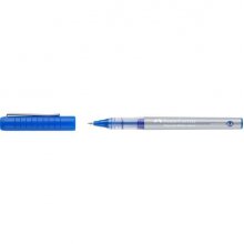 Faber-Castell Roller Free Ink Boligrafo de Tinta Liquida - Punta Conica 0,5mm - Ancho de Linea Extrafino - Clip de Metal - Color Azul