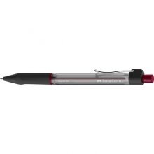 Faber-Castell Beyond Gel Boligrafo Retractil - Punta 0.7mm - Trazo de 0.4mm - Grip de Agarre - Tinta Gel Roja (12 uds)