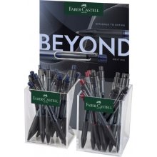 Faber-Castell Beyond Gel Expositor con 24 Boligrafos Retractiles - Punta 0.7mm - Trazo de 0.4mm - Grip de Agarre - Colores Surtidos