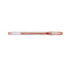 Uni-ball Signo Sparkling UM-120SP Roller de Tinta Gel - Punta de Bola 1mm - Tinta Pigmentada Resistente al Agua y Luz - Efecto Purpurina - Color Coral (12 uds)
