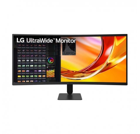 LG Ultrawide Monitor 34" Curvo 1800R VA WQHD 120Hz HDR10 AMD FreeSync Premium - Respuesta 5ms - 21:9 - HDMI, Displayport - VESA 100x100 - Color Negro