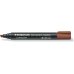 Staedtler Lumocolor 350 Rotulador Permanente - Secado Rapido - Punta 2 - 5 mm Aprox - Color Marron (10 uds)