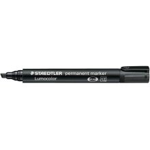 Staedtler Lumocolor 350 Rotulador Permanente - Secado Rapido - Punta 2 - 5 mm Aprox - Color Negro (10 uds)