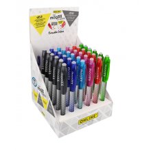 Online MagiXX Classic Expositor con 36 Boligrafos de Tinta Gel Borrables - Trazo de 0.7mm - Cartucho Reemplazable - Uso Ambidiestro - Colores Surtidos