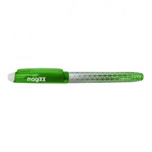 Online MagiXX Classic Boligrafo de Tinta Gel Borrable - Trazo de 0.7mm - Cartucho Reemplazable - Uso Ambidiestro - Color Verde (6 uds)