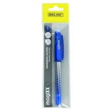 Online MagiXX Classic Boligrafo de Tinta Gel Borrable - Trazo de 0.7mm - Cartucho Reemplazable - Presentado en Blister - Uso Ambidiestro - Color Azul (6 uds)