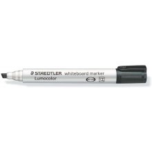 Staedtler Lumocolor 351 Marcador para Pizarra Blanca - Punta Biselada 2 - 5mm Aprox - Secado Rapido - Color Negro (10 uds)