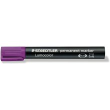 Staedtler Lumocolor 352 Rotulador Permanente - Punta Redonda - Trazo 2mm Aprox - Capuchon con Clip - Secado Rapido - Color Violeta (10 uds)
