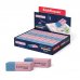 Erichkrause Hybrid Borrador de Doble Cara - Diferente Grado de Dureza - Caucho Termoplastico Hipoalergenico - Color Rosado y Azul (42 uds)