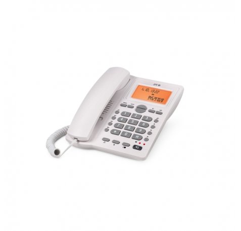 SPC Office ID 2 Telefono Fijo - 4 Memorias Directas - Manos Libres - Modo Mute - Color Blanco