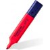 Staedtler Textsurfer Classic 364 Rotulador Marcador Fluorescente - Punta Biselada - Trazo entre 1mm-5mm - Tinta con Base de Agua - Color Rojo (10 uds)