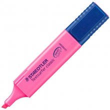 Staedtler Textsurfer Classic 364 Rotulador Marcador Fluorescente - Punta Biselada - Trazo entre 1mm-5mm - Tinta con Base de Agua - Color Rosa (10 uds) Staedtler Textsurfer Classic 364 Rotulador Marcador Fluorescente - Punta Biselada - Trazo entre 1mm-5mm - Tinta con Base de Agua - Color Rosa (10 uds)