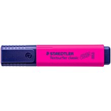 Staedtler Textsurfer Classic 364 Marcador Fluorescente - Punta Biselada 1 - 5mm Aprox - Secado Rapido - Color Magenta (10 uds)