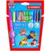 Stabilo Trio A-Z Patrulla Canina Pack de 12 Rotuladores con DiseÃ±os de la Patrulla Canina - Punta Fina de Fibra - Trazo 0.7mm - Tinta Lavable - Zona de Agarre Triangular - Colores Surtidos