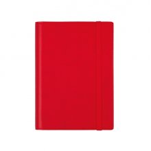 Finocam Duoband Agenda - Anual 2026 - Bloc de Notas - Formato E5 - 130x15x192mm - Semana Vista Horizontal - Color Rojo