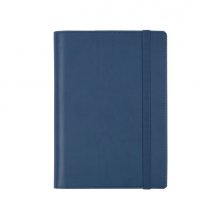 Finocam Duoband Agenda con Bloc de Notas en Catalan - Anual 2026 - Formato E5 - 136x25x192mm - 1 Dia por Pagina - Color Azul