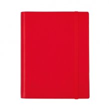 Finocam Duoband Agenda con Bloc de Notas en Catalan - Anual 2026 - Formato E10 - 176x28x226mm - 1 Dia por Pagina - Color Rojo