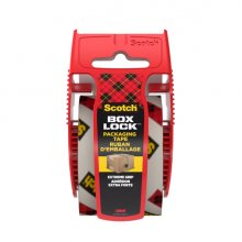 Scotch 195-EF Box Lock Precinto de Embalaje - 48mm x 20.3m - Incluye Dispensador - Color Transparente
