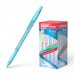 Erichkrause Boligrafo R-301 Spring Stick&Grip 0.7 - Cuerpo Hexagonal Translucido - Zona de Agarre de Goma Contorneada - Punta de 0.7mm - Tinta de Secado Rapido - Color Azul (50 uds)